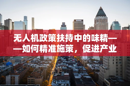 无人机政策扶持中的味精——如何精准施策，促进产业健康发展？