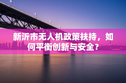 新沂市无人机政策扶持，如何平衡创新与安全？