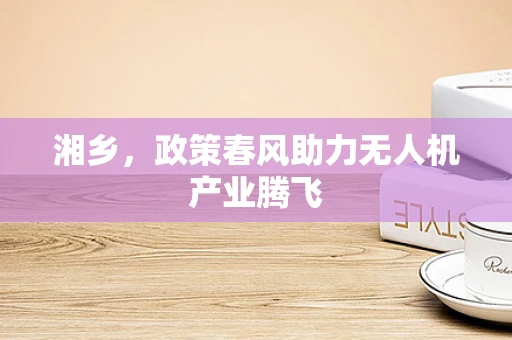 湘乡，政策春风助力无人机产业腾飞