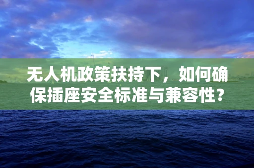 无人机政策扶持下，如何确保插座安全标准与兼容性？