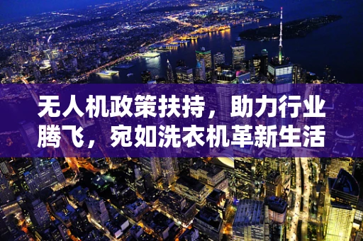 无人机政策扶持，助力行业腾飞，宛如洗衣机革新生活