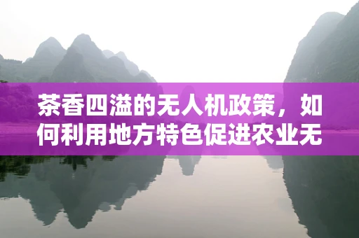 茶香四溢的无人机政策，如何利用地方特色促进农业无人机发展？