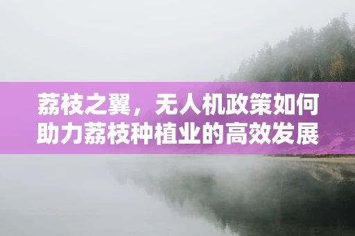 荔枝之翼，无人机政策如何助力荔枝种植业的高效发展？