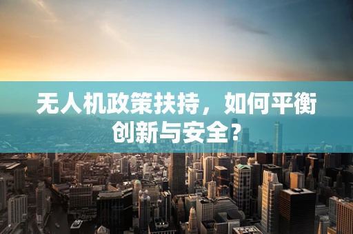 无人机政策扶持，如何平衡创新与安全？