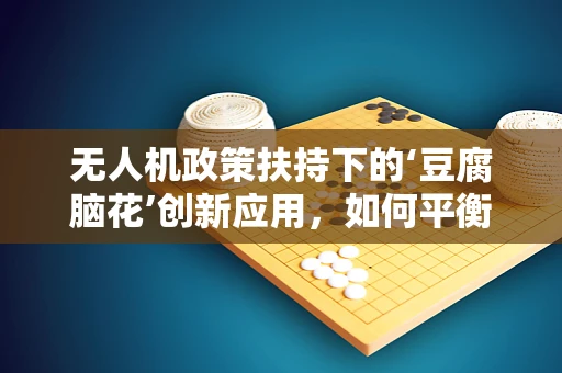 无人机政策扶持下的‘豆腐脑花’创新应用，如何平衡监管与创意？