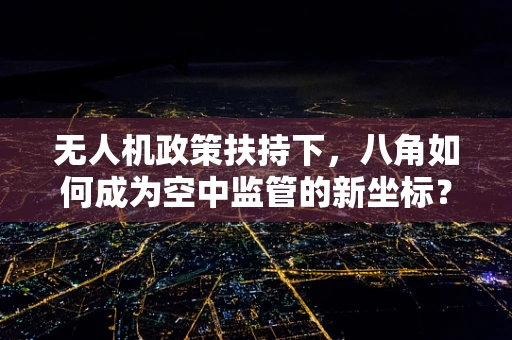 无人机政策扶持下，八角如何成为空中监管的新坐标？