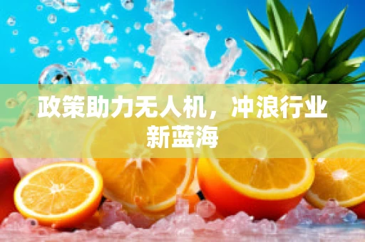 政策助力无人机，冲浪行业新蓝海