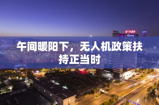 午间暖阳下，无人机政策扶持正当时