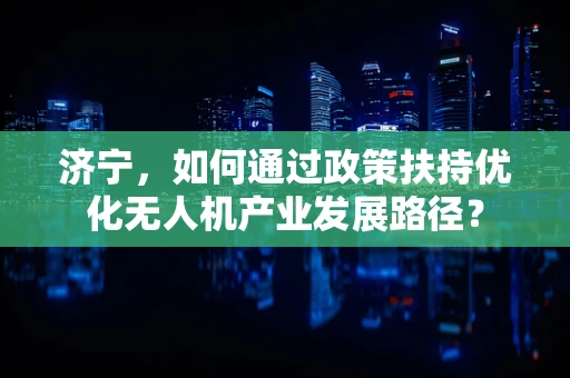 济宁，如何通过政策扶持优化无人机产业发展路径？