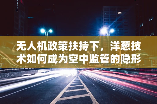 无人机政策扶持下，洋葱技术如何成为空中监管的隐形眼？
