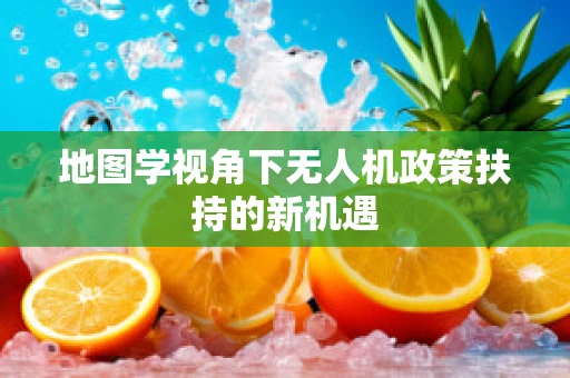地图学视角下无人机政策扶持的新机遇