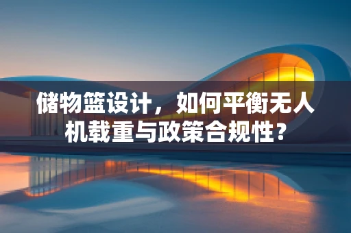 储物篮设计，如何平衡无人机载重与政策合规性？