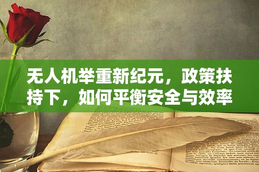 无人机举重新纪元，政策扶持下，如何平衡安全与效率？