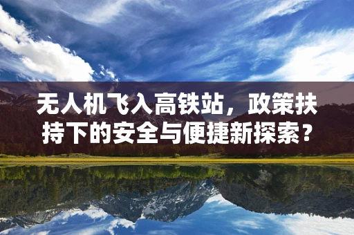 无人机飞入高铁站，政策扶持下的安全与便捷新探索？