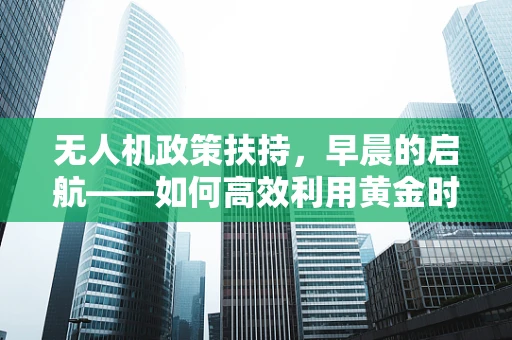 无人机政策扶持，早晨的启航——如何高效利用黄金时段促进无人机产业健康发展？