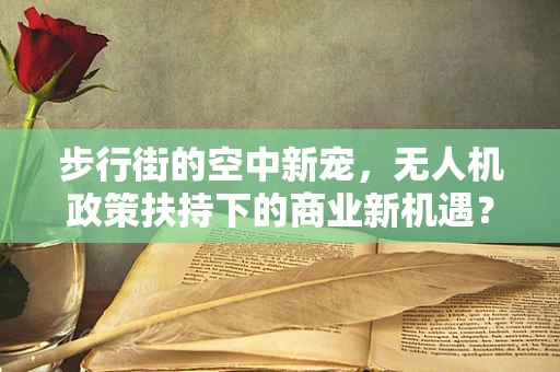 步行街的空中新宠，无人机政策扶持下的商业新机遇？