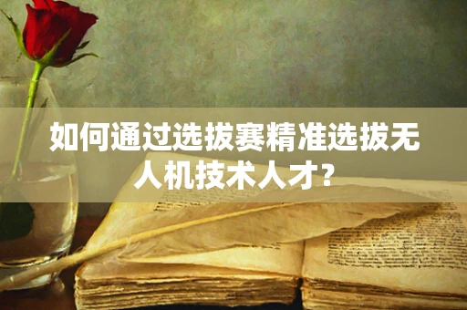 如何通过选拔赛精准选拔无人机技术人才？