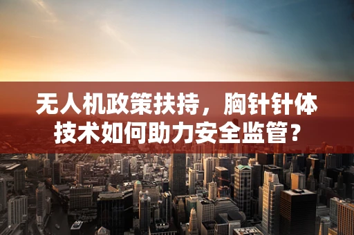 无人机政策扶持，胸针针体技术如何助力安全监管？