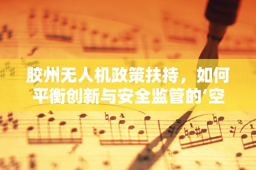 胶州无人机政策扶持，如何平衡创新与安全监管的‘空中之舞’？