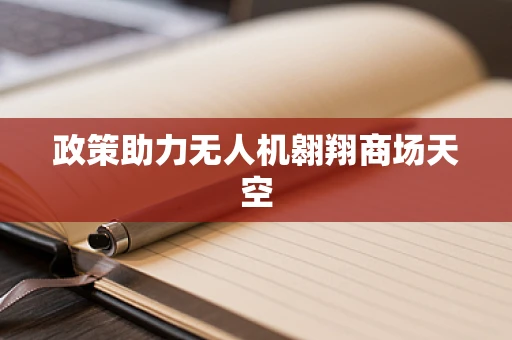 政策助力无人机翱翔商场天空