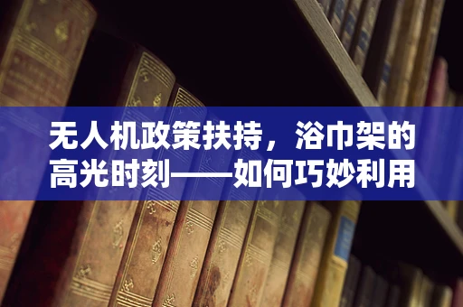 无人机政策扶持，浴巾架的高光时刻——如何巧妙利用基础设施促进低空经济？