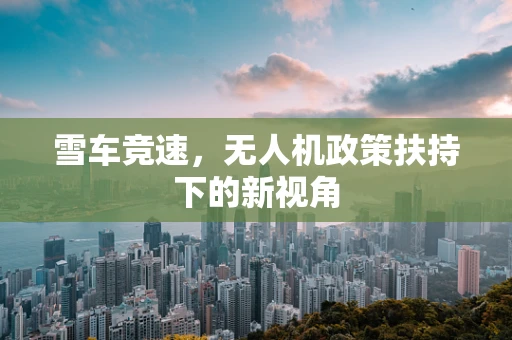 雪车竞速，无人机政策扶持下的新视角