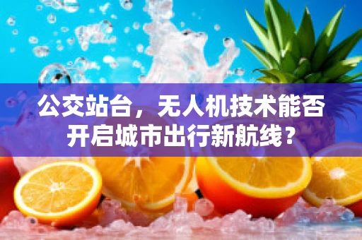 公交站台，无人机技术能否开启城市出行新航线？