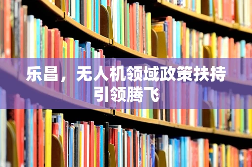 乐昌，无人机领域政策扶持引领腾飞