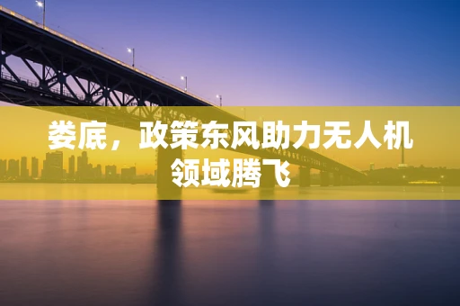 娄底，政策东风助力无人机领域腾飞