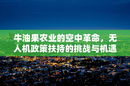 牛油果农业的空中革命，无人机政策扶持的挑战与机遇？
