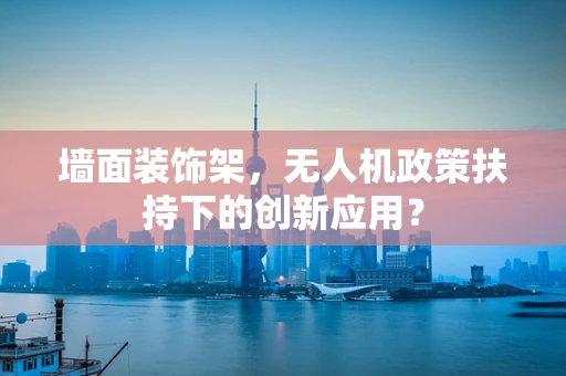 墙面装饰架，无人机政策扶持下的创新应用？