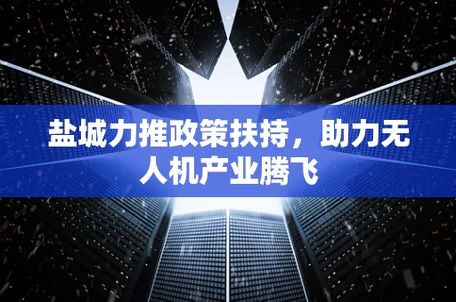 盐城力推政策扶持，助力无人机产业腾飞