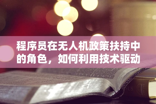程序员在无人机政策扶持中的角色，如何利用技术驱动创新？
