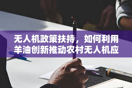 无人机政策扶持，如何利用羊油创新推动农村无人机应用？