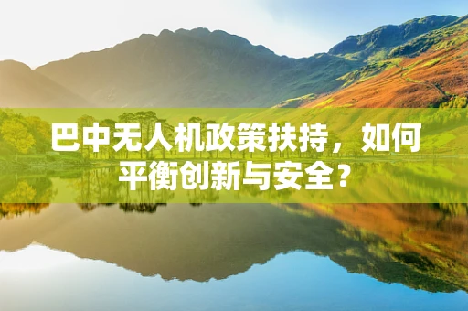 巴中无人机政策扶持，如何平衡创新与安全？