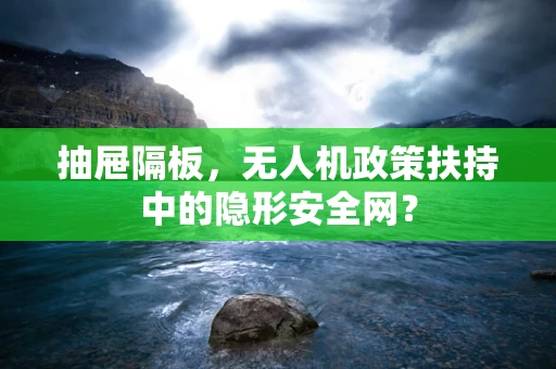 抽屉隔板，无人机政策扶持中的隐形安全网？