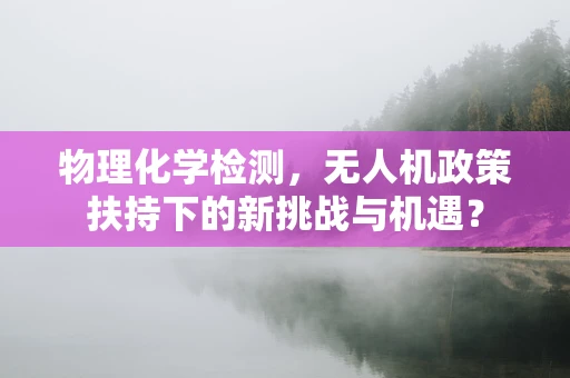 物理化学检测，无人机政策扶持下的新挑战与机遇？