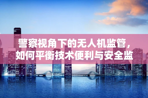 警察视角下的无人机监管，如何平衡技术便利与安全监管？