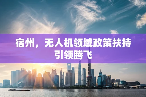 宿州，无人机领域政策扶持引领腾飞