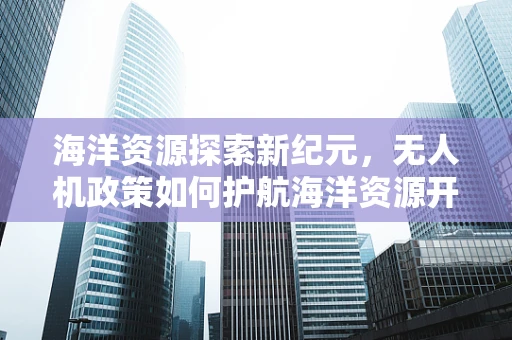海洋资源探索新纪元，无人机政策如何护航海洋资源开发？