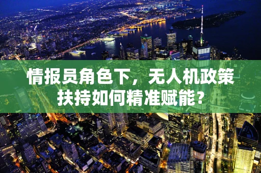情报员角色下，无人机政策扶持如何精准赋能？