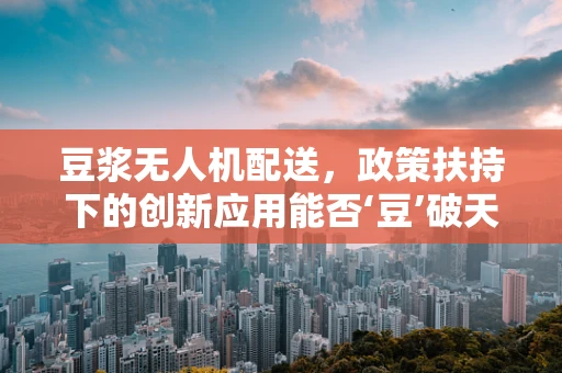 豆浆无人机配送，政策扶持下的创新应用能否‘豆’破天际？