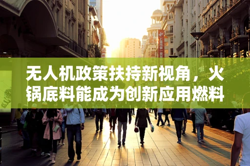 无人机政策扶持新视角，火锅底料能成为创新应用燃料吗？