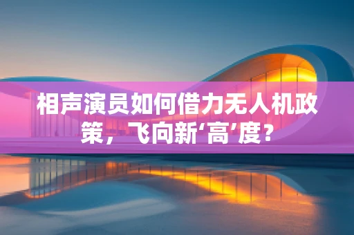 相声演员如何借力无人机政策，飞向新‘高’度？