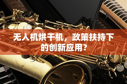 无人机烘干机，政策扶持下的创新应用？