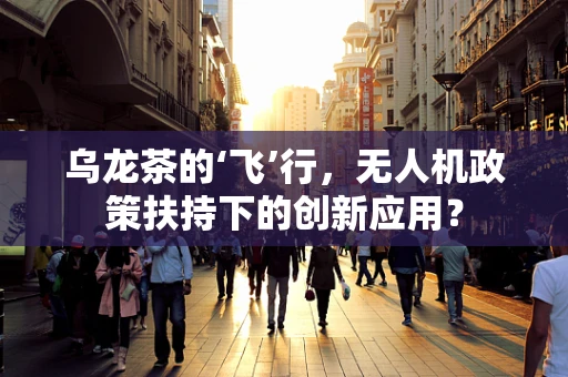 乌龙茶的‘飞’行，无人机政策扶持下的创新应用？