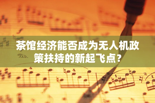 茶馆经济能否成为无人机政策扶持的新起飞点？