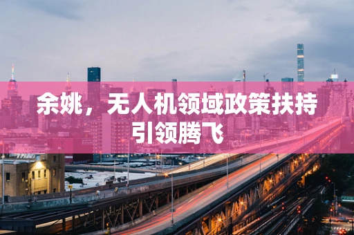 余姚，无人机领域政策扶持引领腾飞