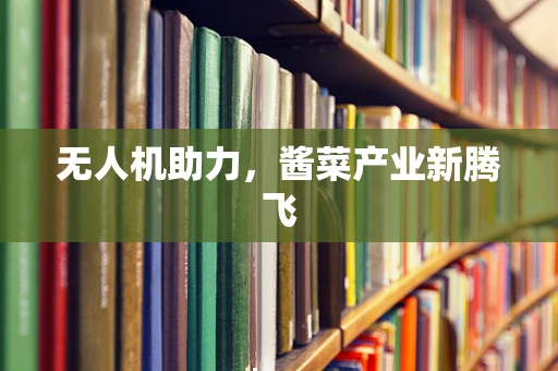 无人机助力，酱菜产业新腾飞