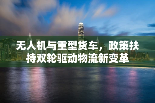 无人机与重型货车，政策扶持双轮驱动物流新变革